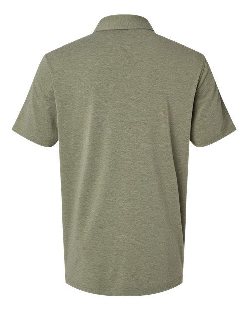 Men's Blended Polo - Olive Strata Melange Back