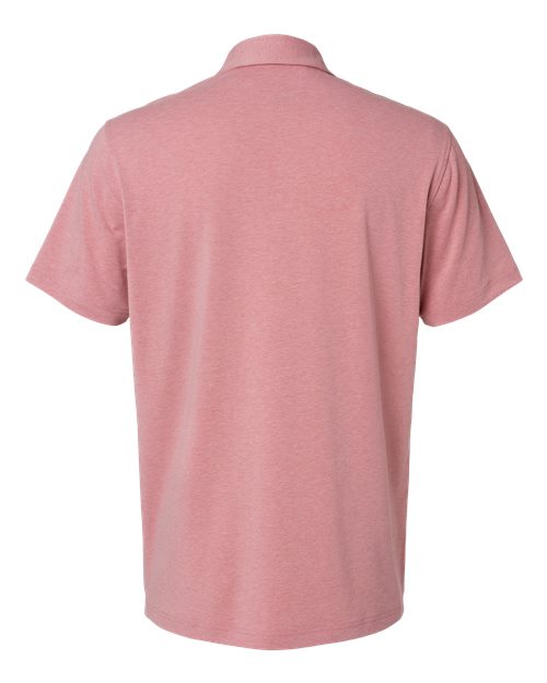 Men's Blended Polo - Pink Strata Melange Back