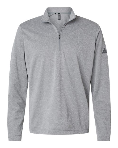 Men's Ultimate365 Lightweight Quarter-Zip Pullover - Grey Three Melange Front