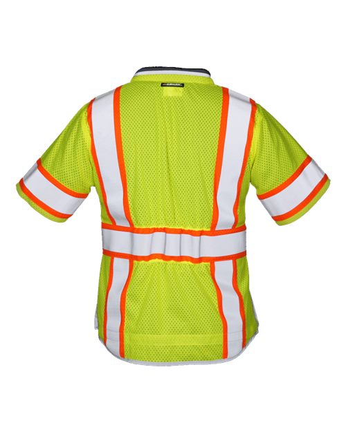 Women's Premium Brilliant Series® Class 3 Vest - Lime Back