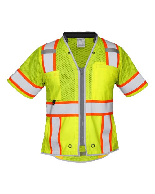 Women's Premium Brilliant Series® Class 3 Vest - Lime Front