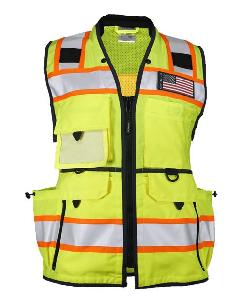 Women’s Ultimate Construction Class 2 Vest - Lime Front