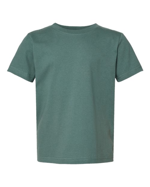 Toddler Fine Jersey Tee - Basil Front