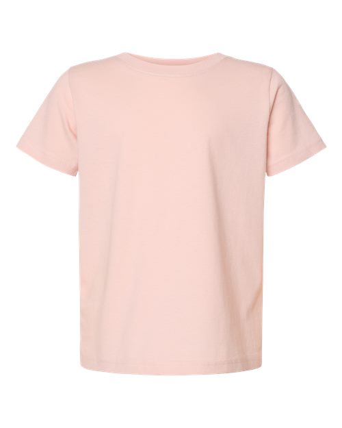 Toddler Fine Jersey Tee - Blush Front