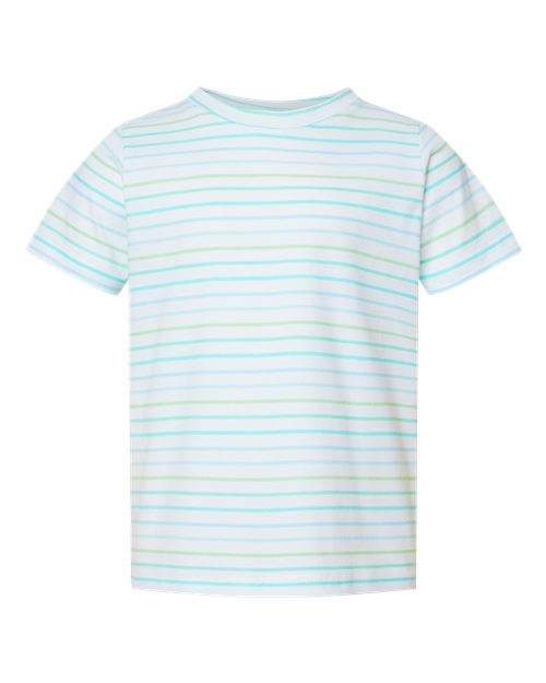 Toddler Fine Jersey Tee - Marine Stripe Front