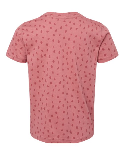 Toddler Fine Jersey Tee - Mauvelous Spot Back