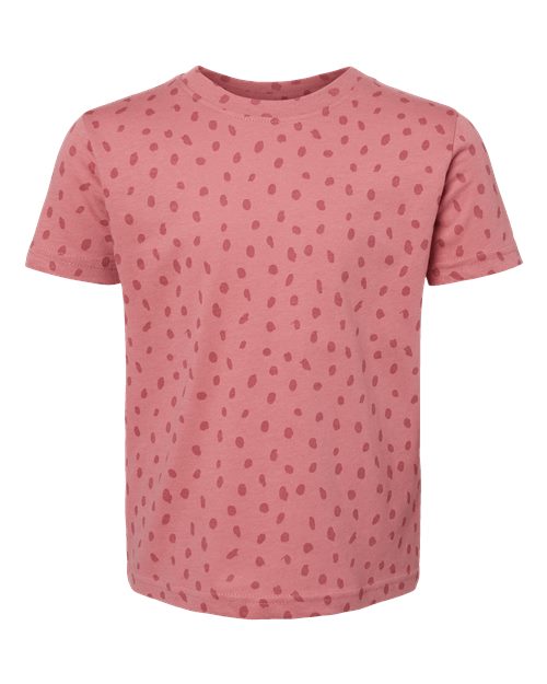 Toddler Fine Jersey Tee - Mauvelous Spot Front