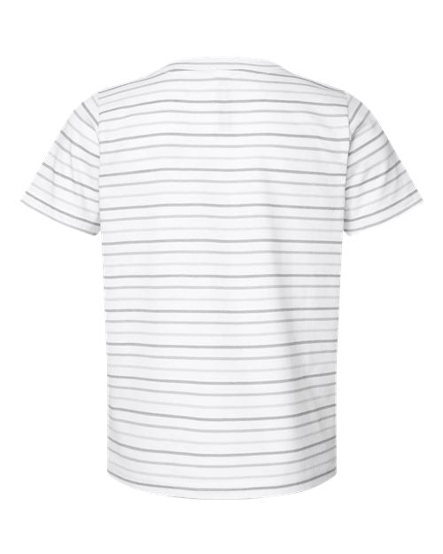 Toddler Fine Jersey Tee - Shadow Stripe Back