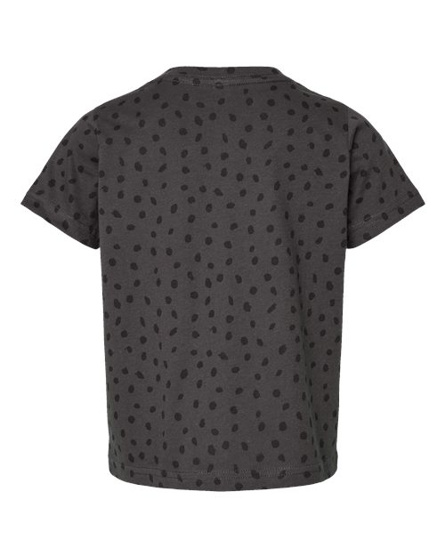 Toddler Fine Jersey Tee - Slate Spot Back