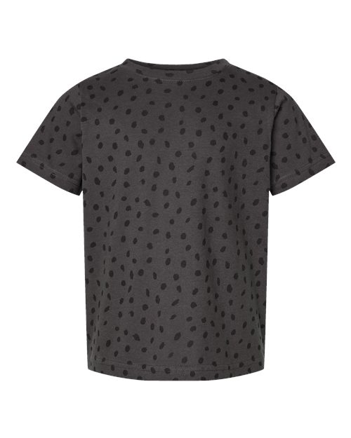 Toddler Fine Jersey Tee - Slate Spot Front