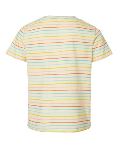 Toddler Fine Jersey Tee - Sunkissed Stripe Back