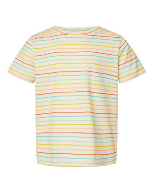 Toddler Fine Jersey Tee - Sunkissed Stripe Front