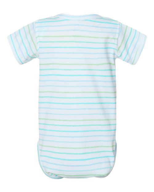 Infant Fine Jersey Bodysuit - Marine Stripe Back