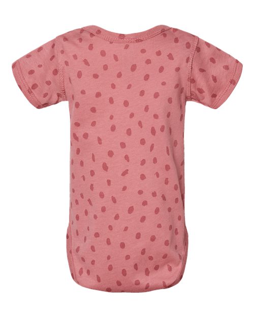 Infant Fine Jersey Bodysuit - Mauvelous Spot Back
