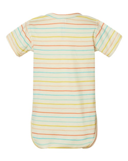Infant Fine Jersey Bodysuit - Sunkissed Stripe Back