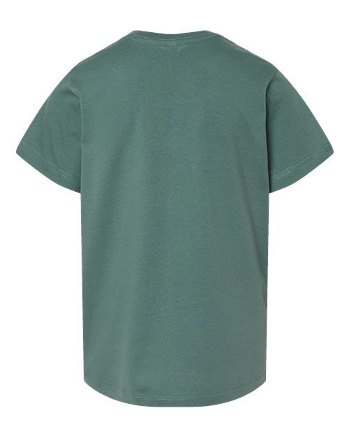 Youth Fine Jersey Tee - Basil Back