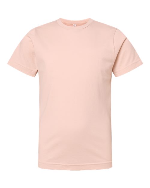 Youth Fine Jersey Tee - Blush Front