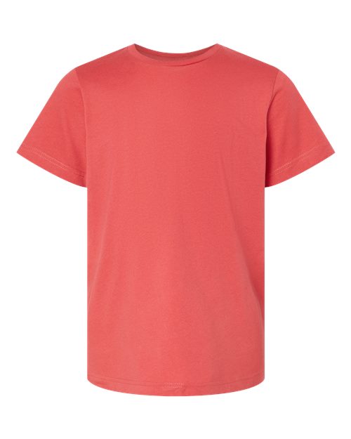 Youth Fine Jersey Tee - Passionfruit Front