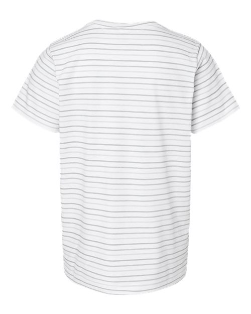 Youth Fine Jersey Tee - Shadow Stripe Back