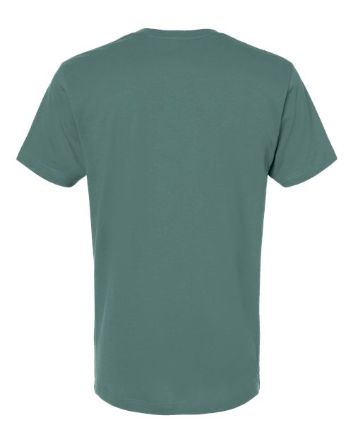 Unisex Fine Jersey Tee - Basil Back