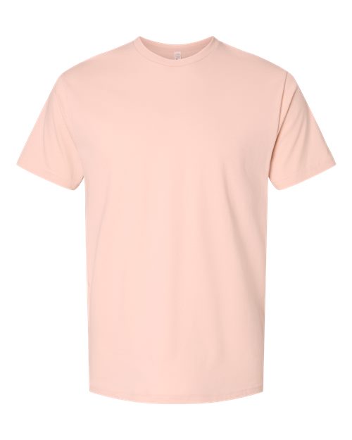 Unisex Fine Jersey Tee - Blush Front