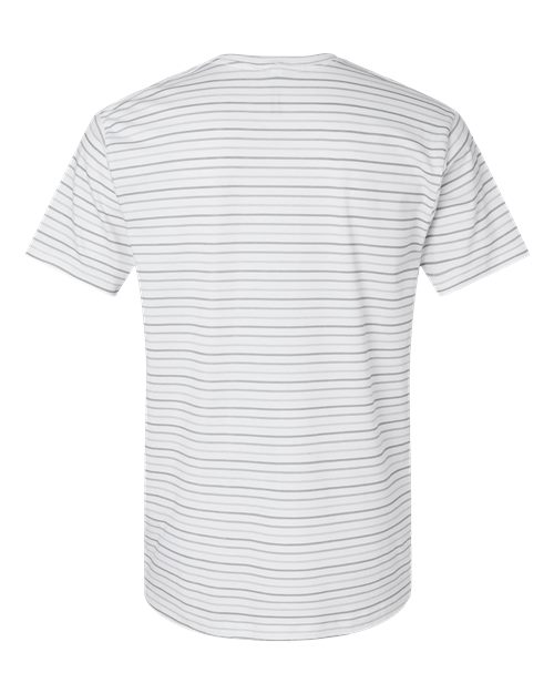 Unisex Fine Jersey Tee - Shadow Stripe Back
