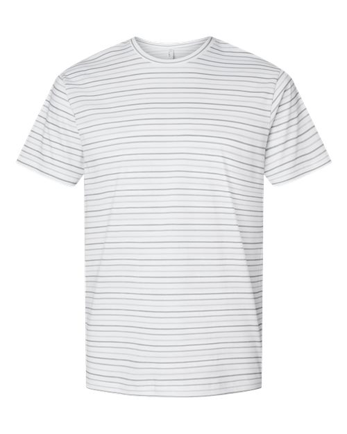 Unisex Fine Jersey Tee - Shadow Stripe Front