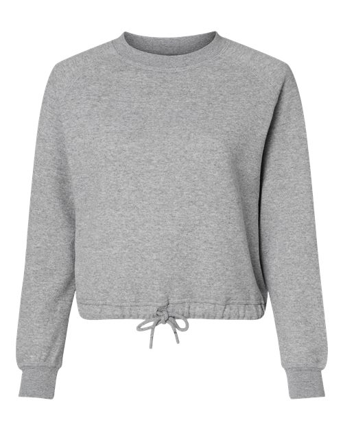 Women's Relaxed 3-End Boxy Fleece Crewneck Sweatshirt - Heather Front
