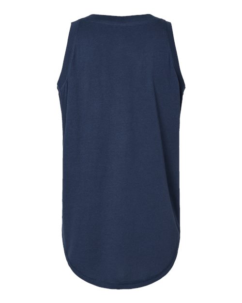 Women's Relaxed Fine Jersey Tank - Denim Back