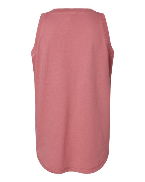 Women's Relaxed Fine Jersey Tank - Mauvelous Back