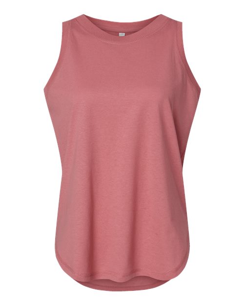 Women's Relaxed Fine Jersey Tank - Mauvelous Front
