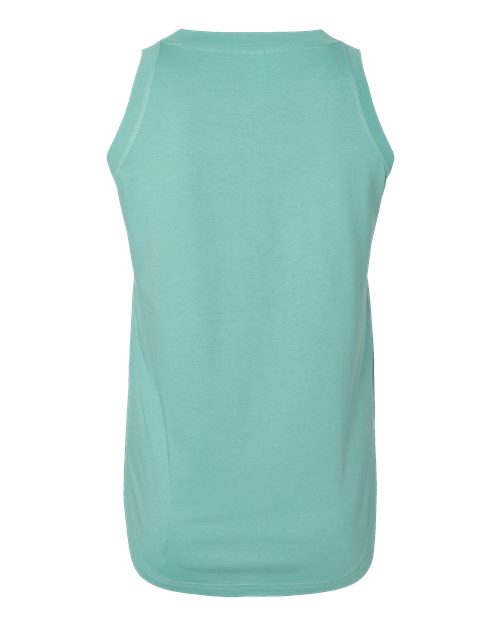 Women's Relaxed Fine Jersey Tank - Saltwater Back