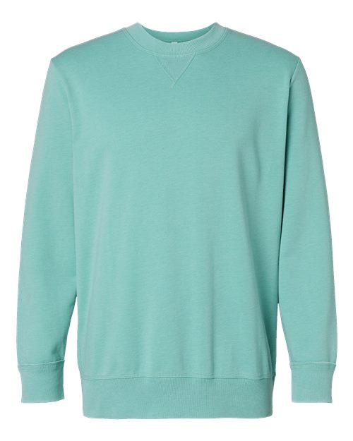 Unisex Vintage Wash Fleece Crewneck Sweatshirt - Washed Saltwater Front