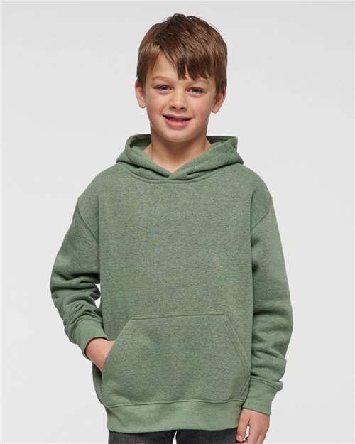 LAT Youth Hoodie Sweatshirt - Model Front