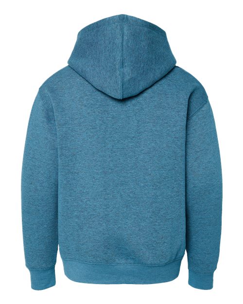 Youth Fleece Hoodie Sweatshirt - Bermuda Blackout Back