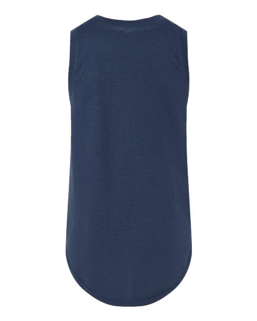 Girls' Relaxed Fine Jersey Tank - Denim Back