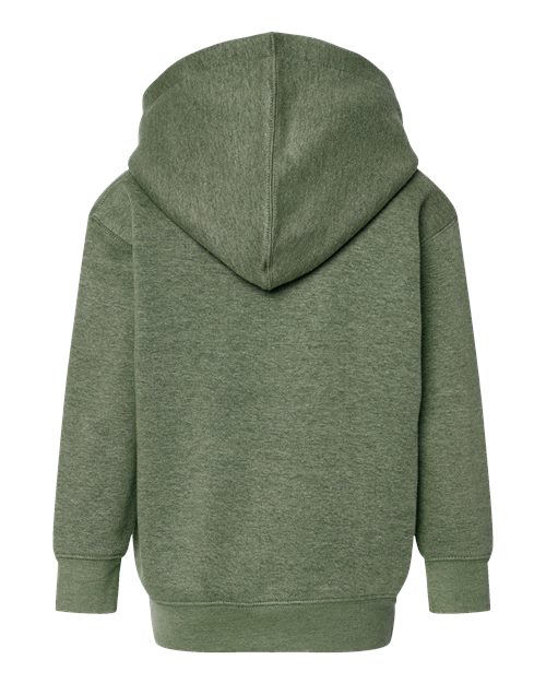 Toddler Pullover Fleece Hoodie - Bamboo Blackout Back