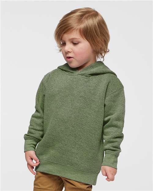 Rabbit Skins Toddler Pullover Fleece Hoodie - Model Front
