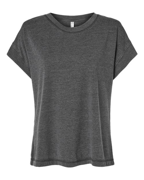 Women's Relaxed Vintage Wash Tee - Washed Black Front