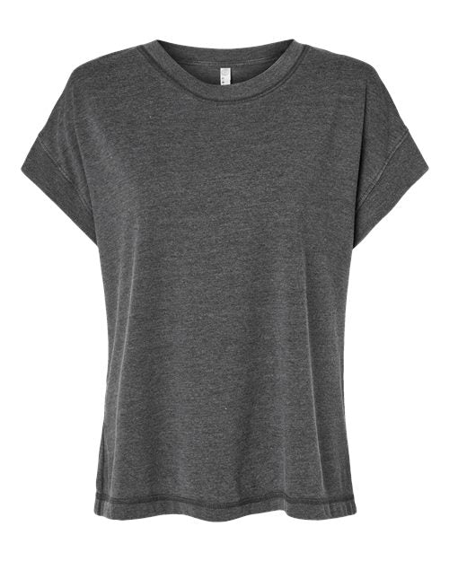 LAT Women's Vintage Wash Tee - Washed Black Front