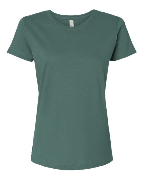Women's Fine Jersey Tee - Basil Front