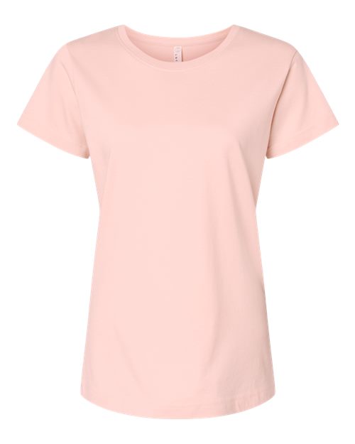 Women's Fine Jersey Tee - Blush Front