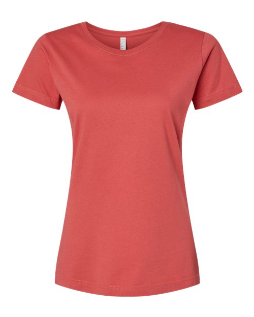 Women's Fine Jersey Tee - Passionfruit Front