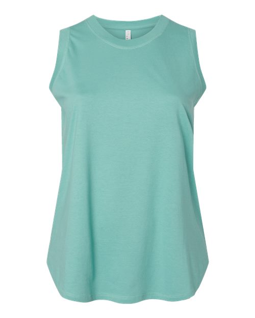 Women's Curvy Relaxed Fine Jersey Tank - Saltwater Front