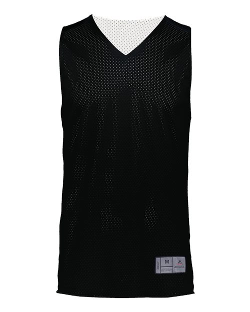 Youth Reversible 2.0 Jersey - Black/ White Front