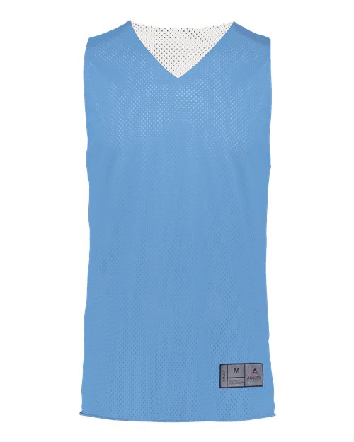 Youth Reversible 2.0 Jersey - Columbia Blue/ White Front