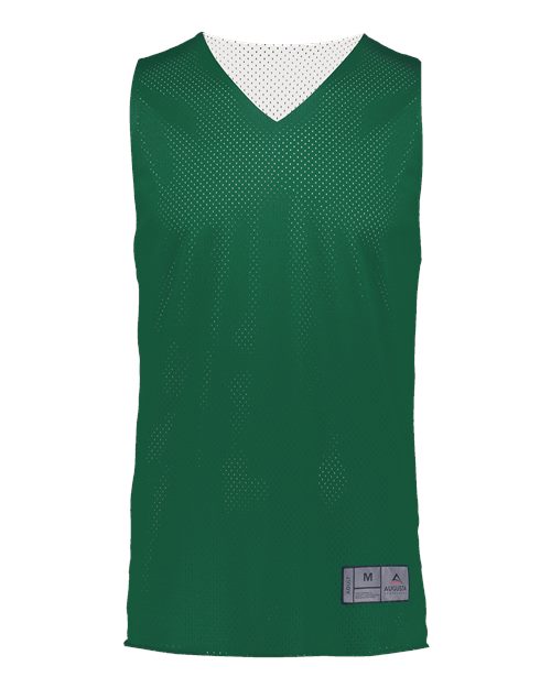 Youth Reversible 2.0 Jersey - Dark Green/ White Front