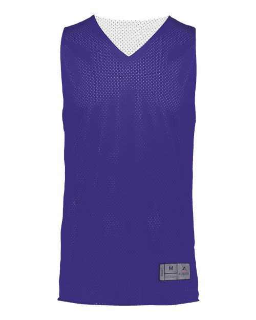 Youth Reversible 2.0 Jersey - Purple/ White Front