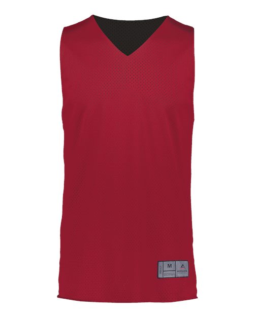 Youth Reversible 2.0 Jersey - Scarlet/ Black Front