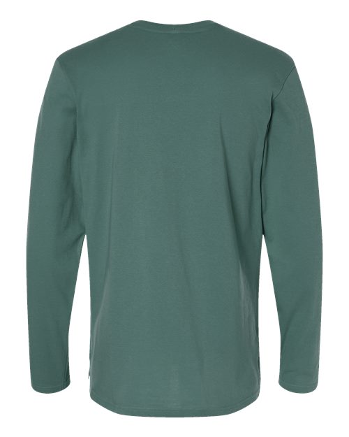 Men's Fine Jersey Long Sleeve Tee - Basil Back